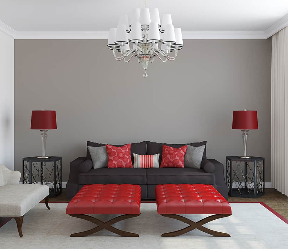 What Wall Color Goes With Black, Paint Colors For Living Room Walls With Dark Furniture