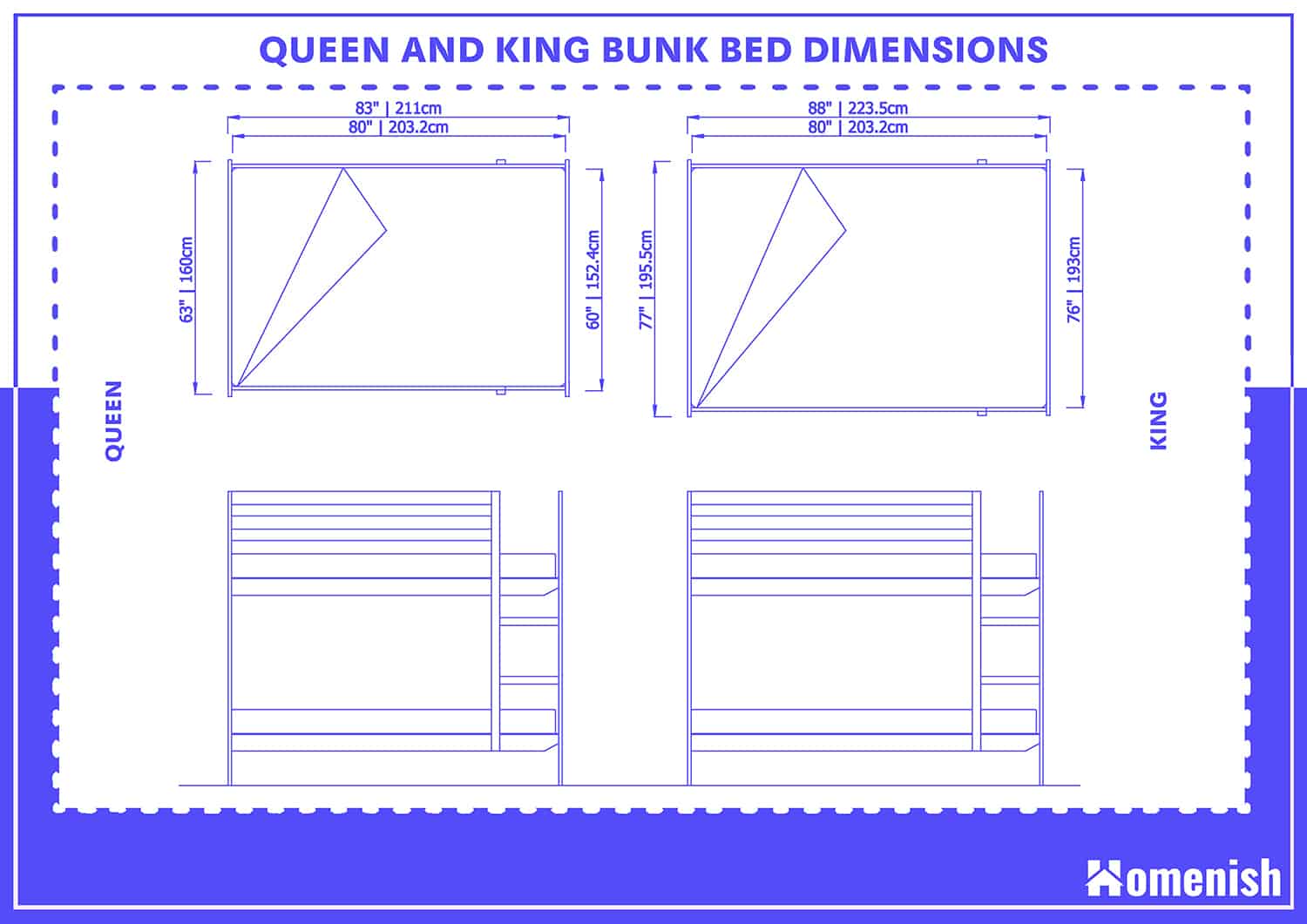 Standard Bunk Bed Dimensions With 3, Full Size Bunk Bed Dimensions