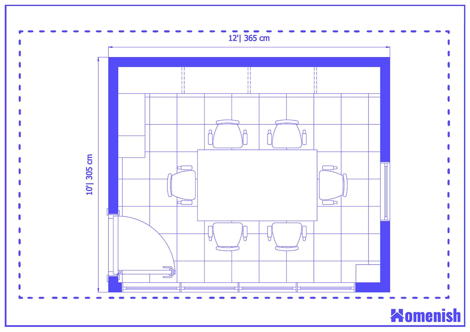 Industrial Office Space Floor Plan