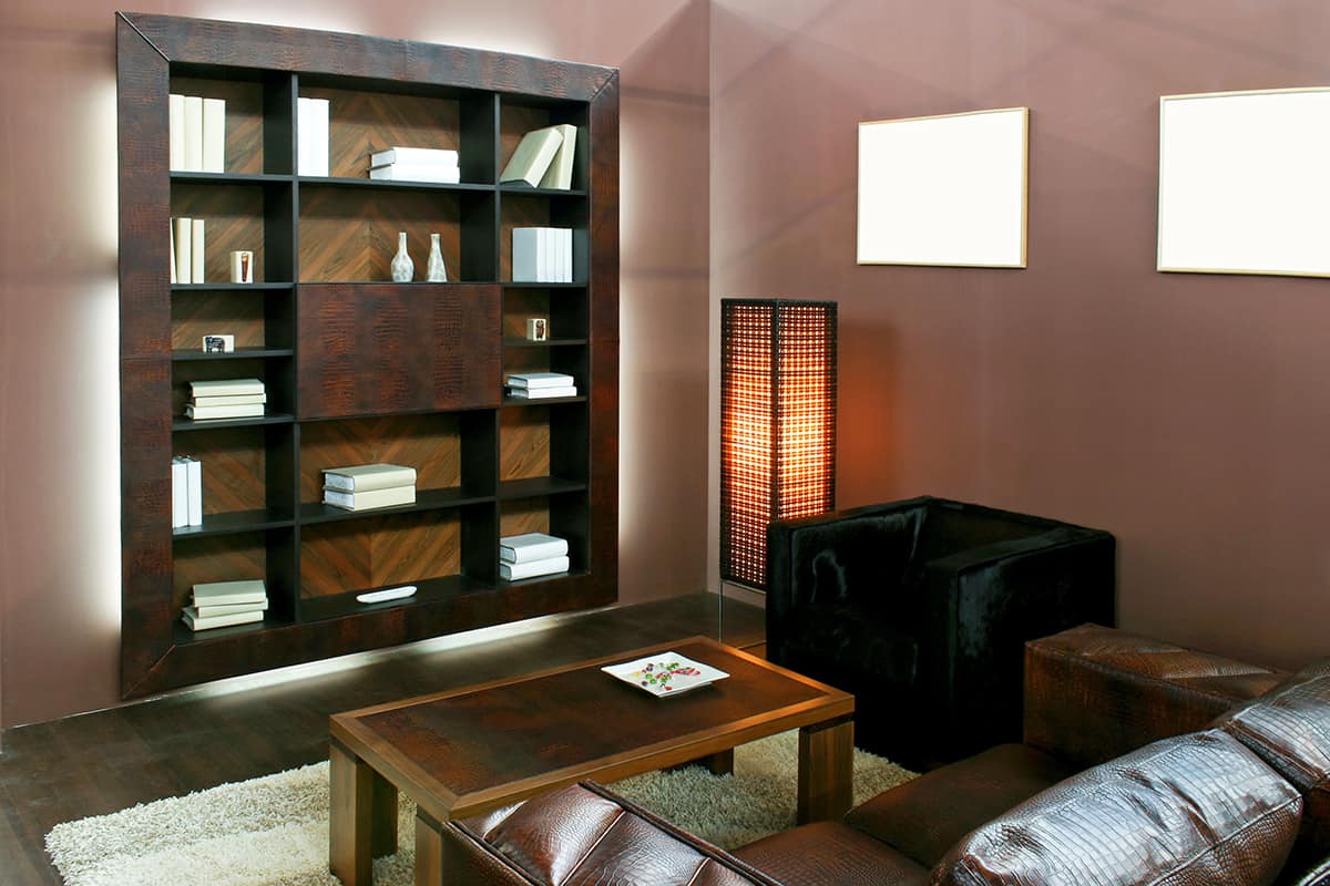 Angular Living Room Layout