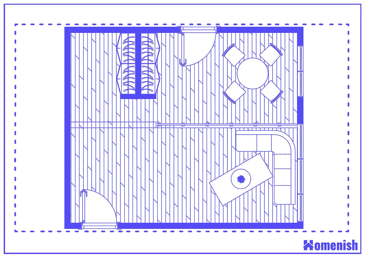 Split Level Living Room Layout Floor Plan