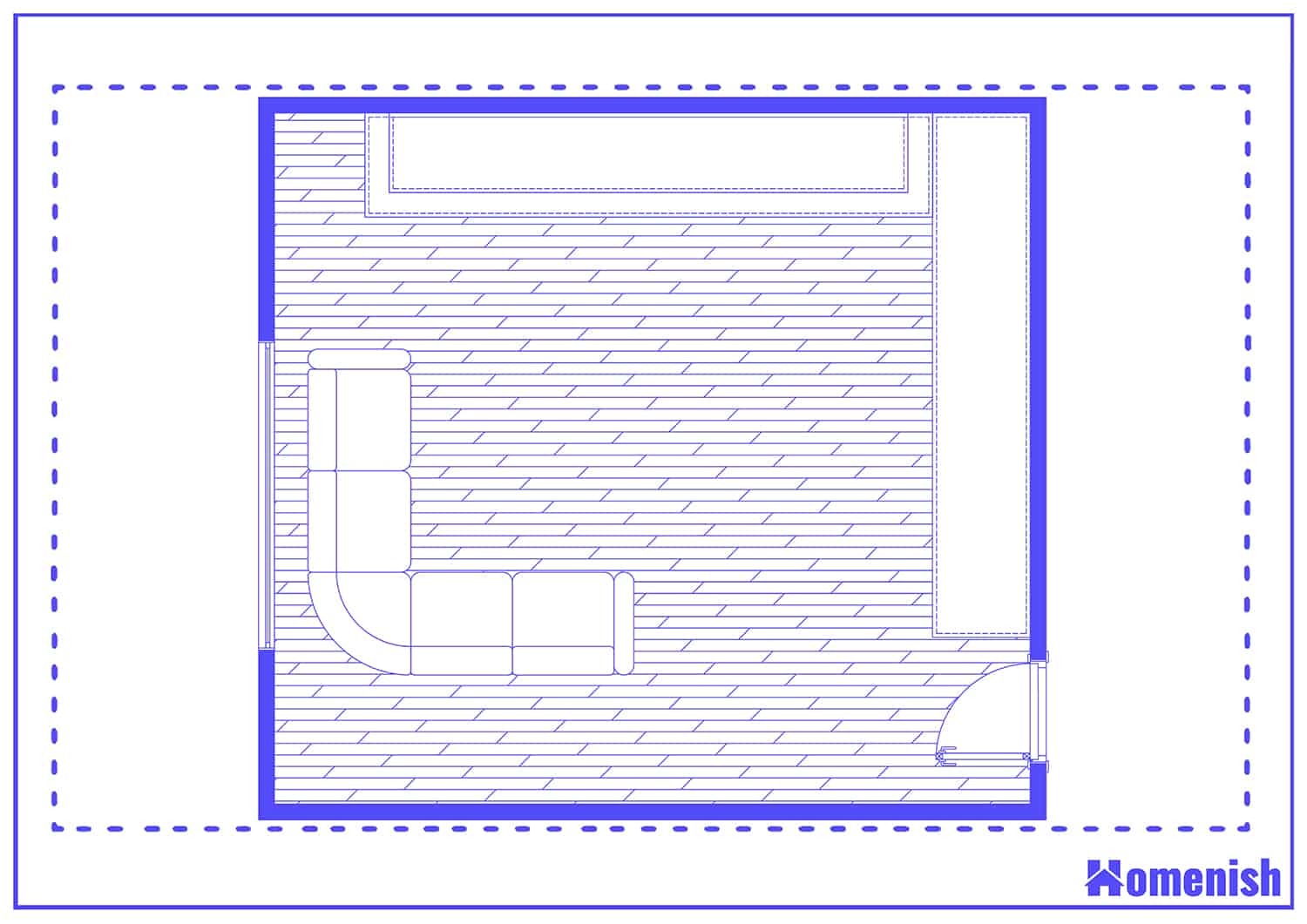 Outward Corner Fireplace Floor Plan