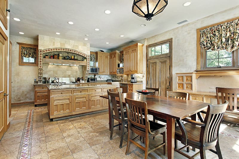 Everything Is One When Kitchen Island Blends With Cabinetry
