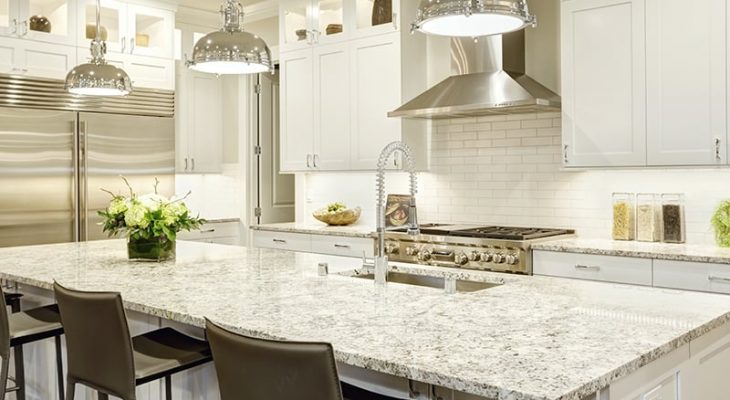 25 White Granite Countertop Colors For Kitchen Homenish