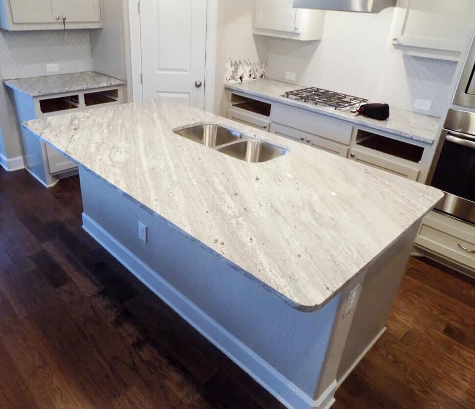 25 White Granite Countertop Colors For Kitchen Homenish