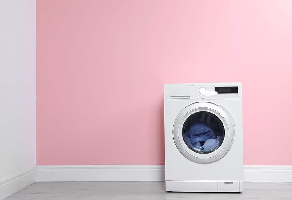 Pink Laundry Room