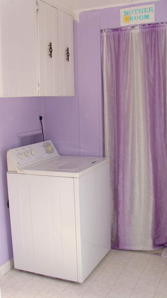 Lilac Laundry Room