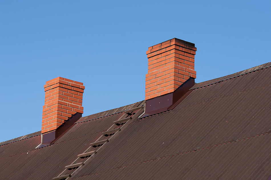 Paired chimneys