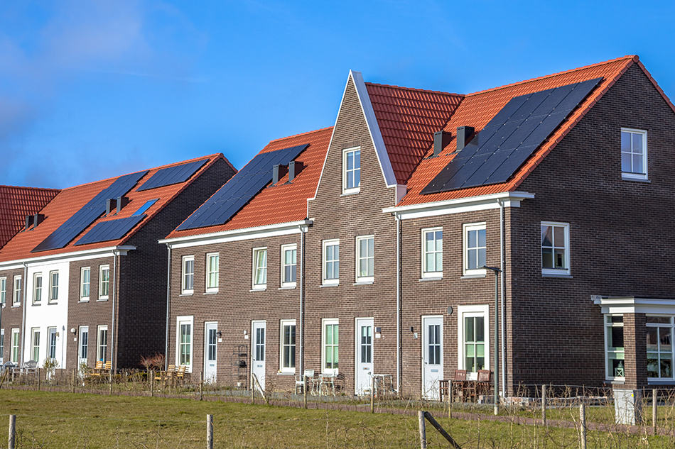 Neoclassical Colonial style houses