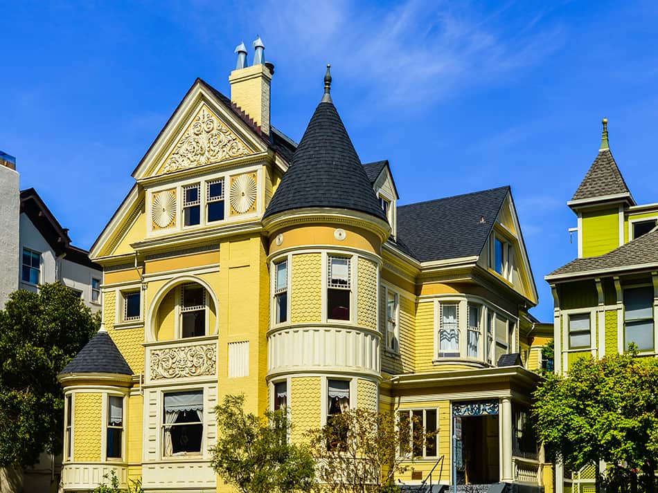 Queen Anne Style Victorian home