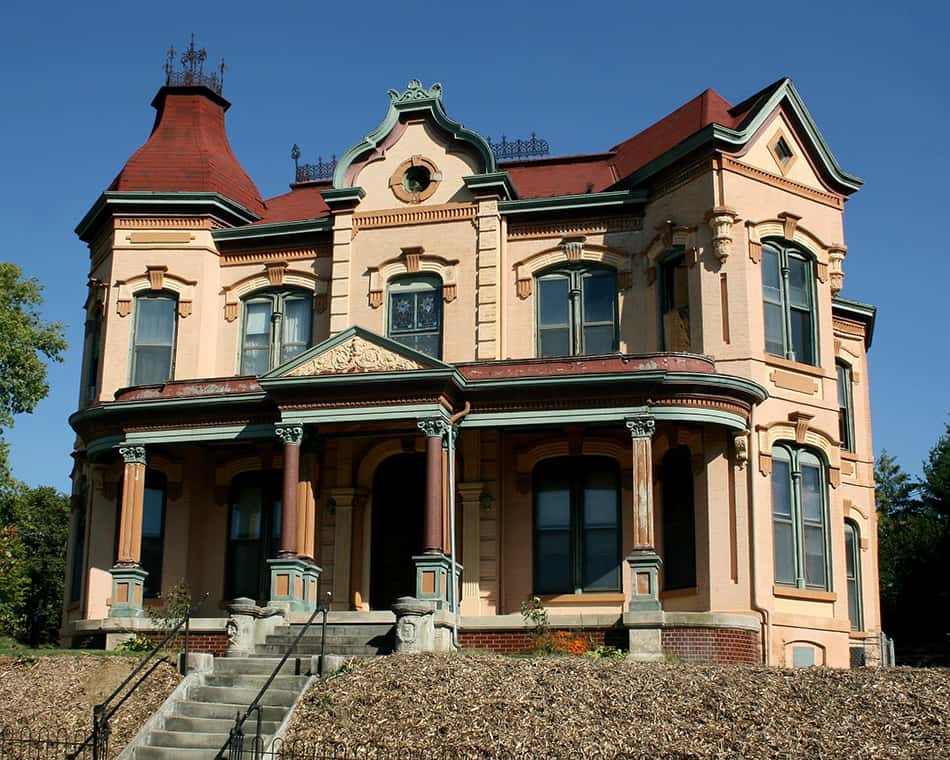 Victorian Second Empire style house