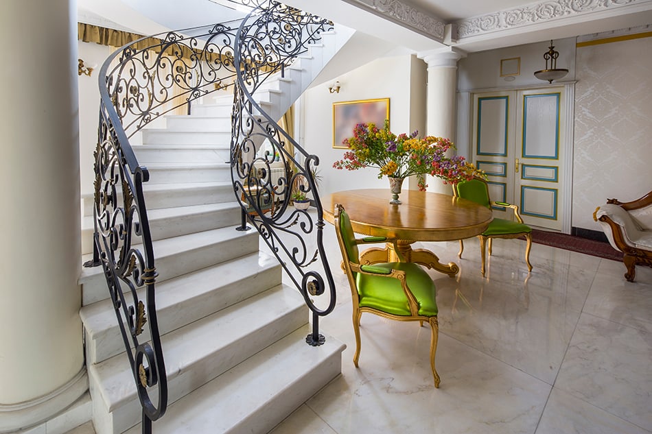 Victorian house stair