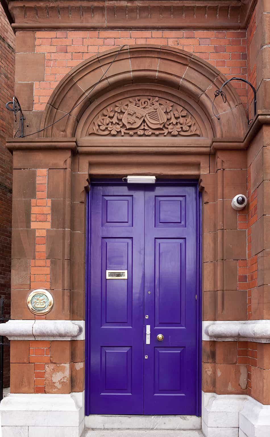 Double Fronted Door with Elaborate Wooden Carving