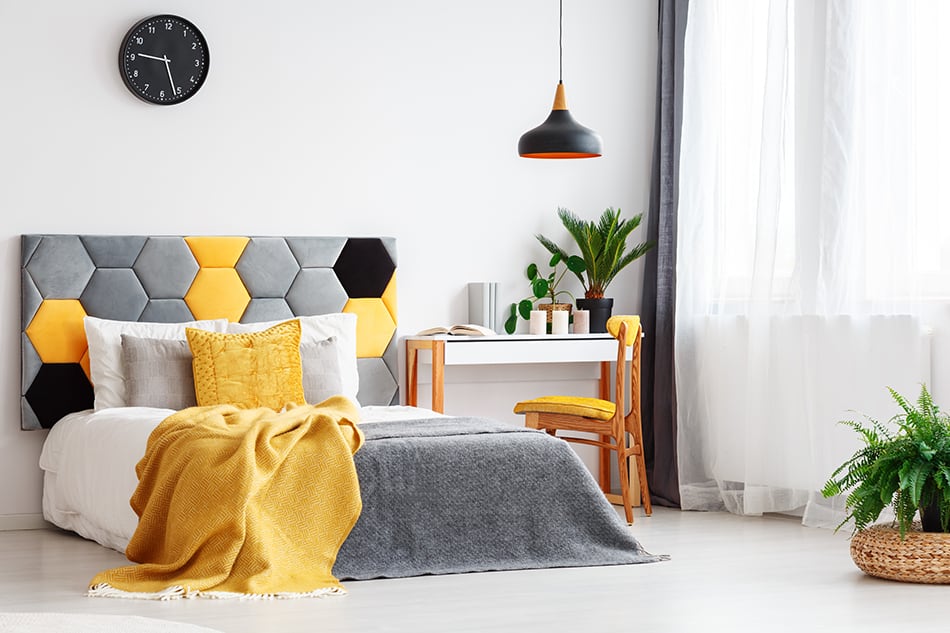 Add Yellow Accessories to Cheer Up the Space