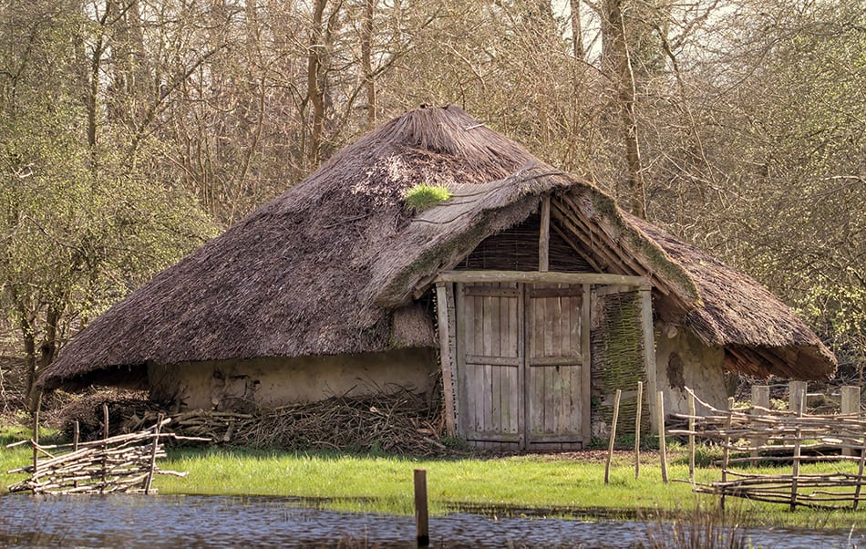 Reconstruction of a Bronze Age Round house