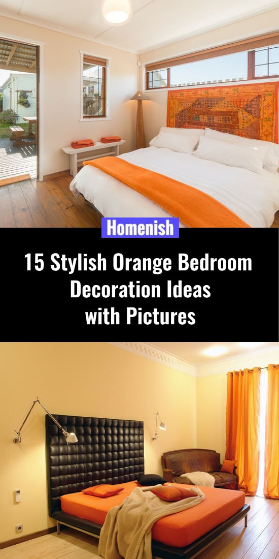 15 Stylish Orange Bedroom Decoration Ideas with Pictures