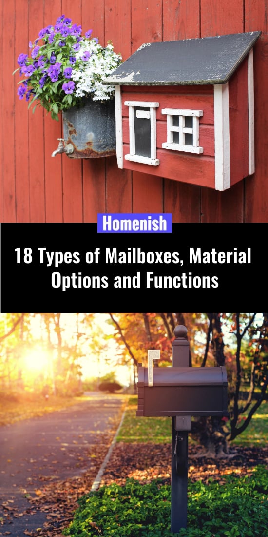 18 Types of Mailboxes, Material Options and Functions