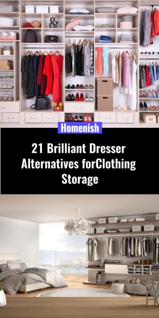 21 Brilliant Dresser Alternatives for Clothing Storage Homenish