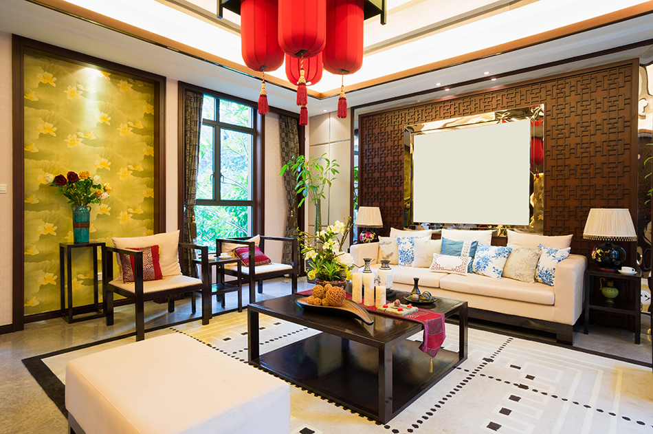 A Typical Asian-style Living Room