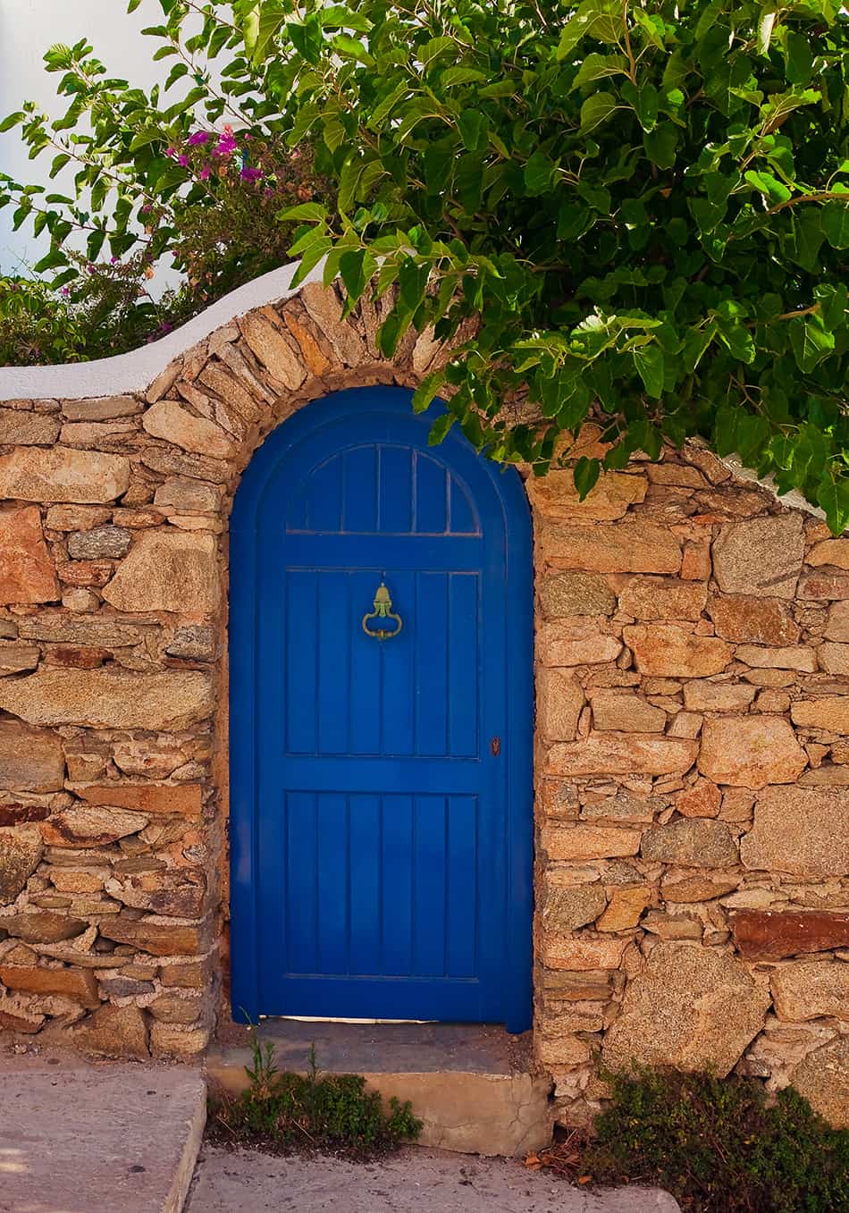 Blue Door as a Focal Point