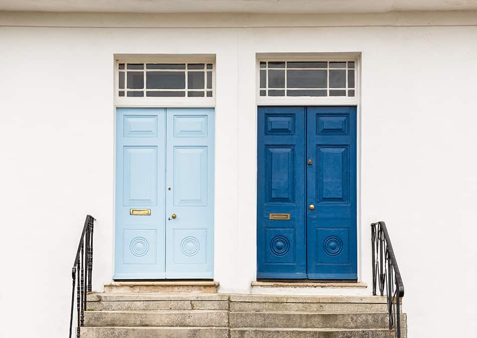 Brilliant Blue for Townhouses