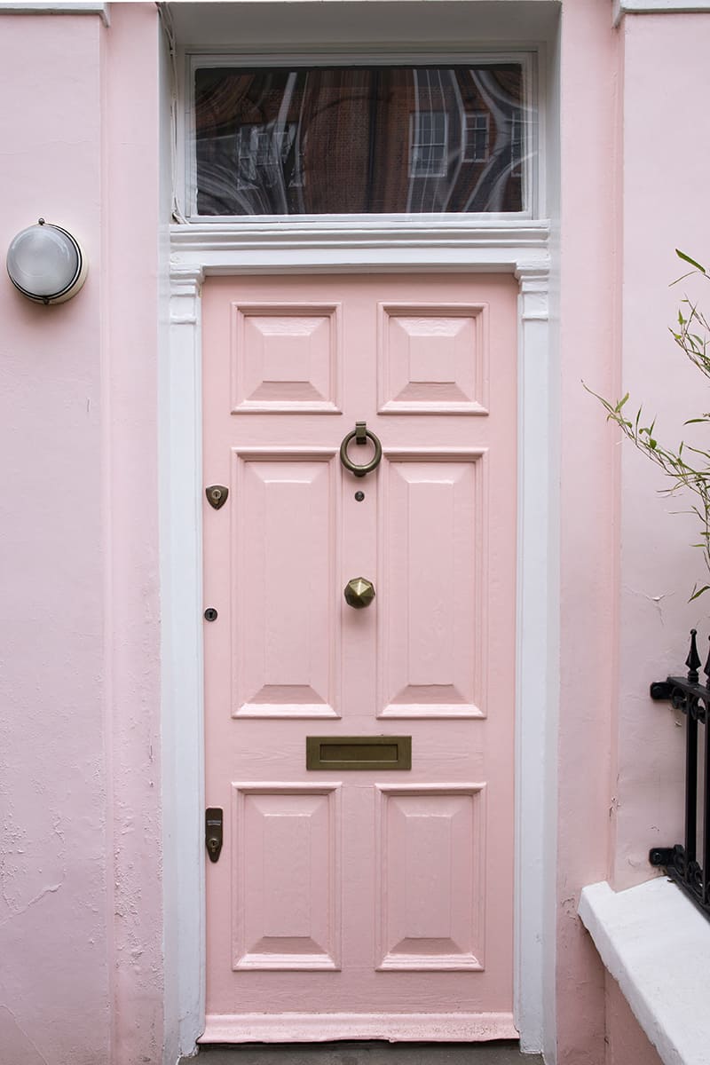 Cool Pink on a Pink Townhouse