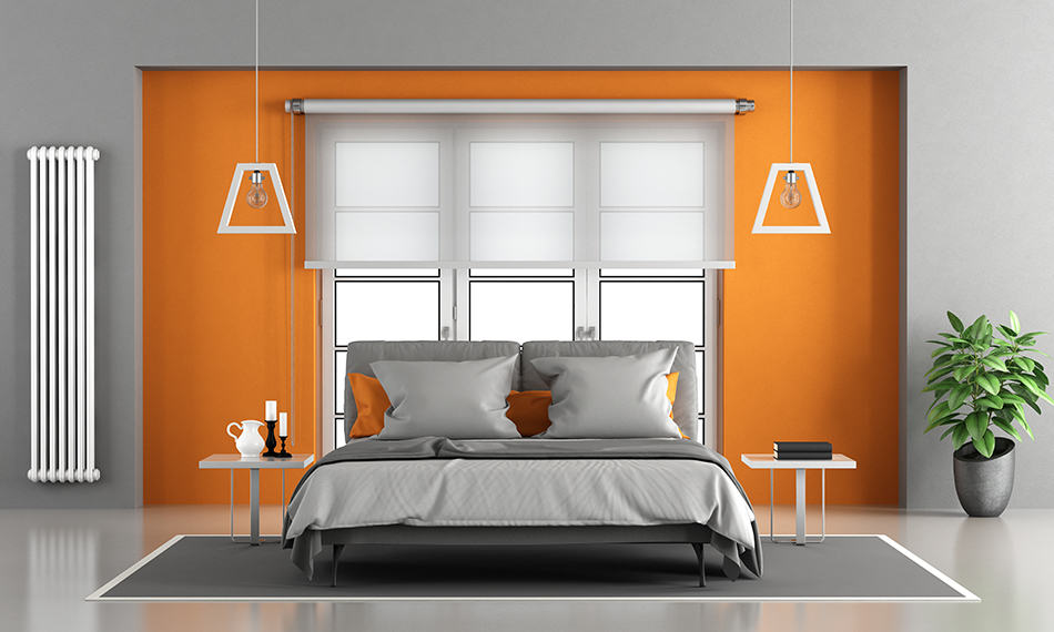 Create an Accent Wall in Orange