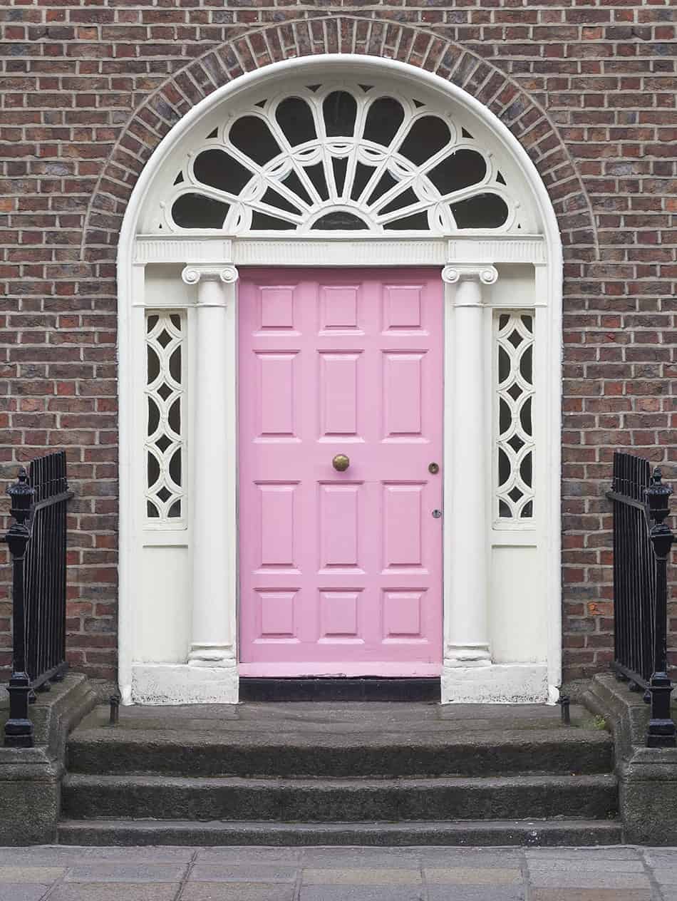 Georgian Pink with White Decorative Framing