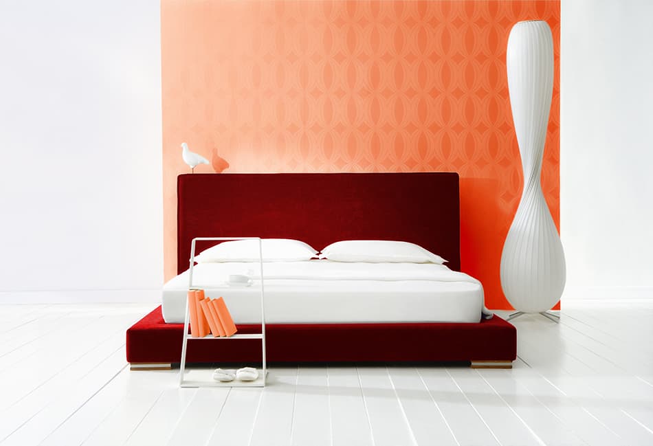 Make a Strong Statement with Orange Wallpaper