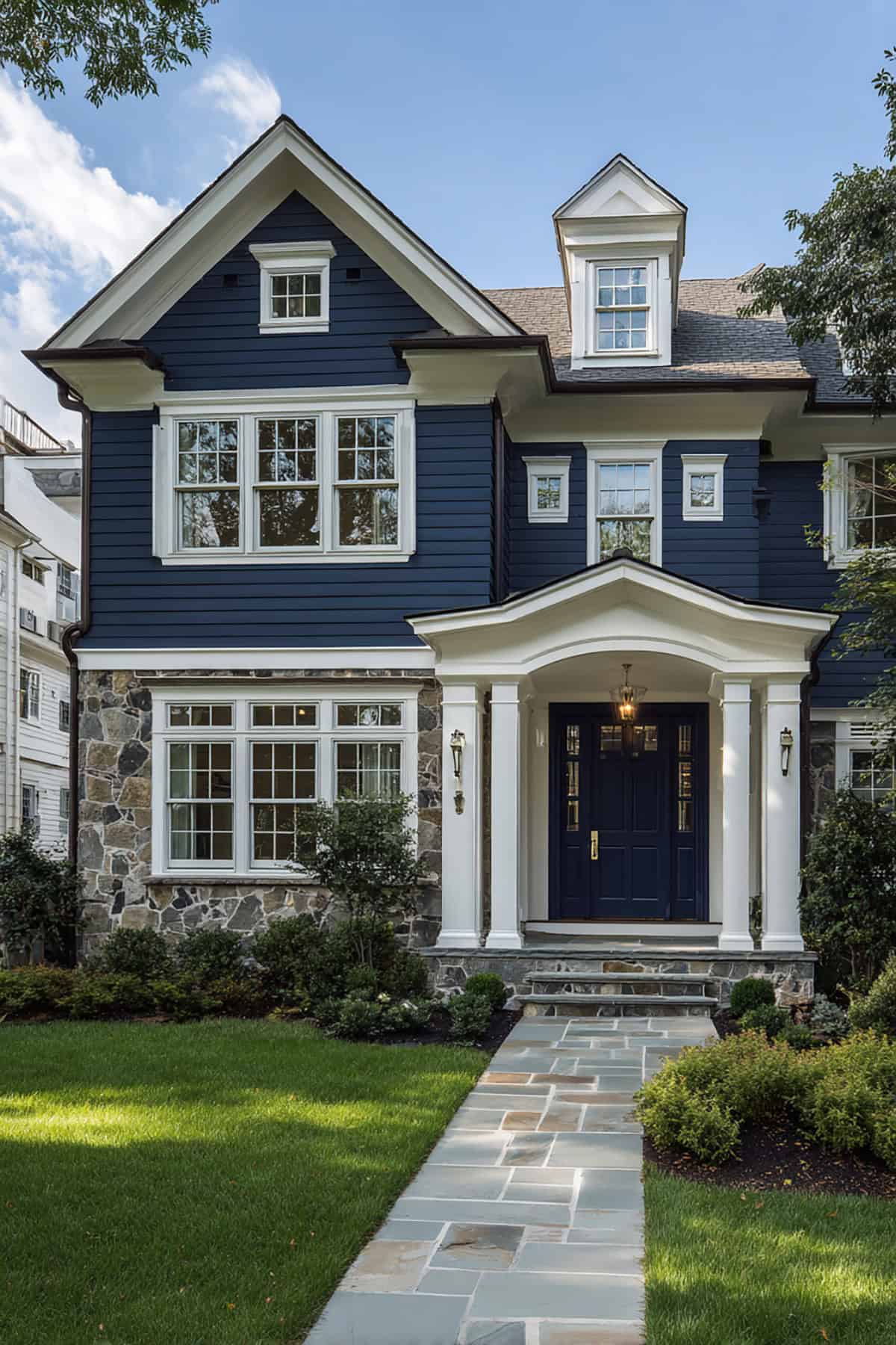 Navy on Traditional Style