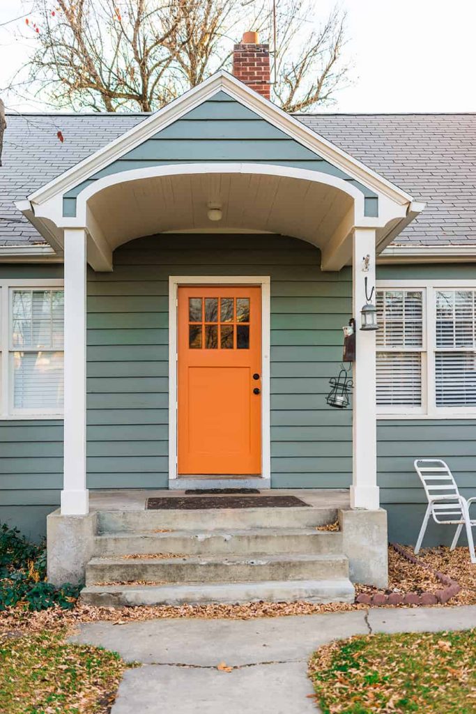 15 Orange Front Door Ideas for a Bright and Striking Entrance (with
