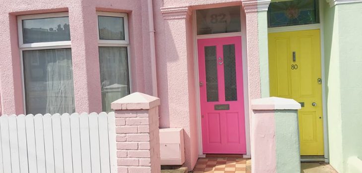 Pink Front Door Ideas