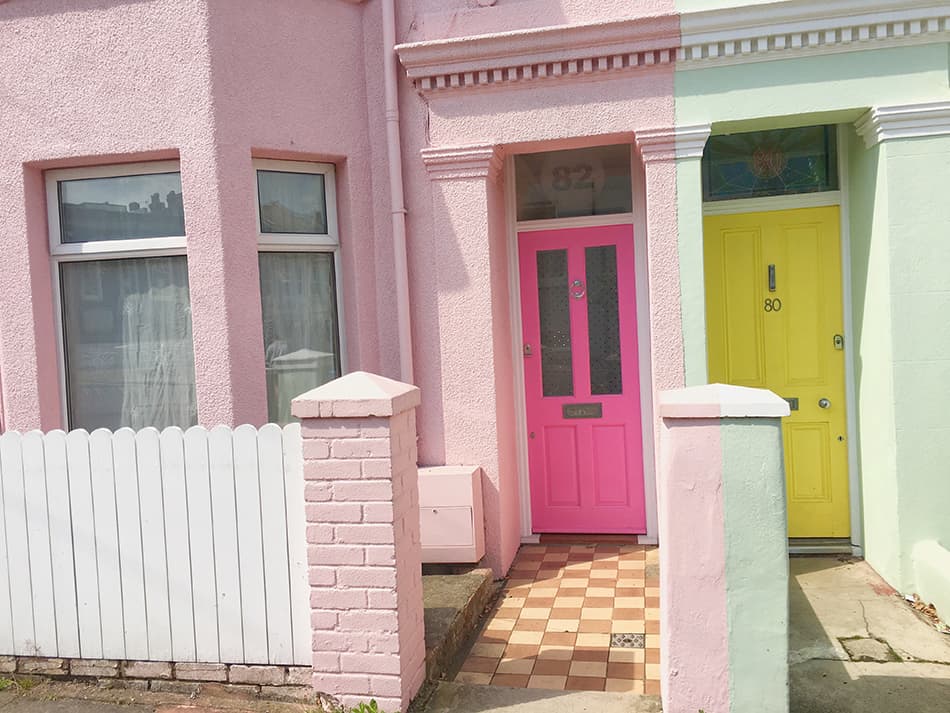 Pink Front Door Ideas