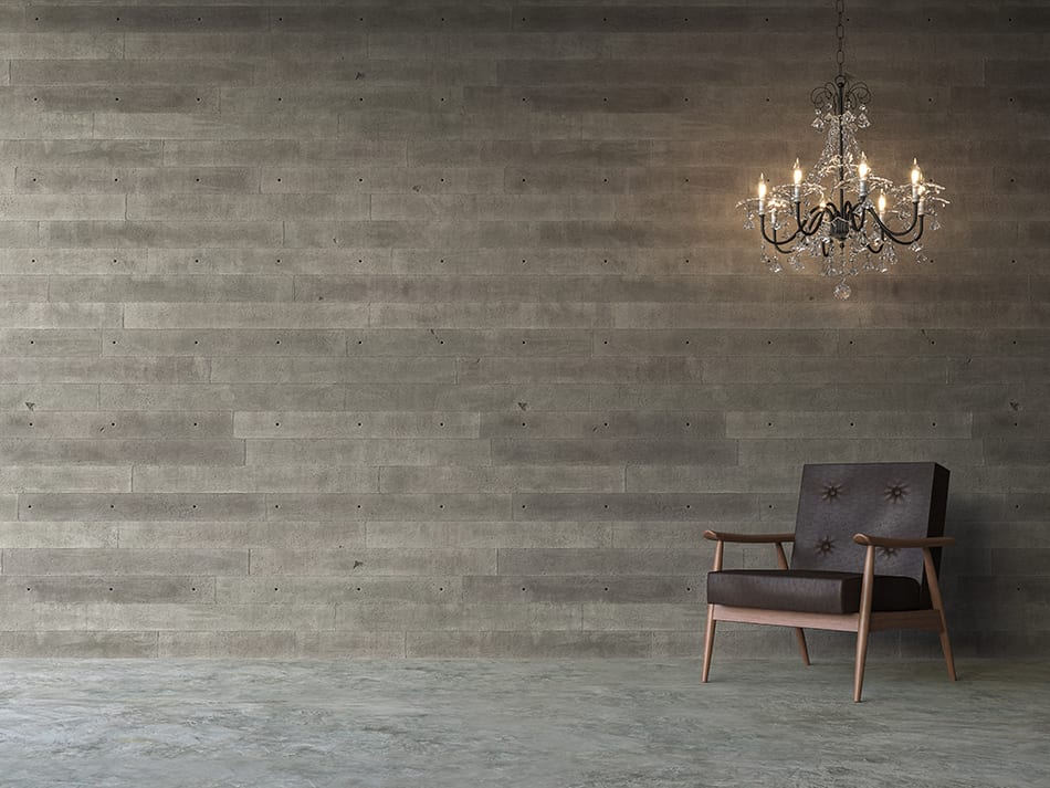 Stamped Concrete Walls for Luxurious Interiors