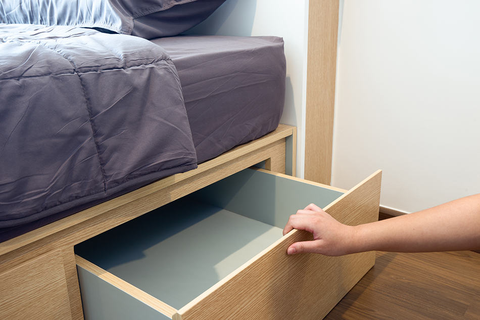 Under-bed storage