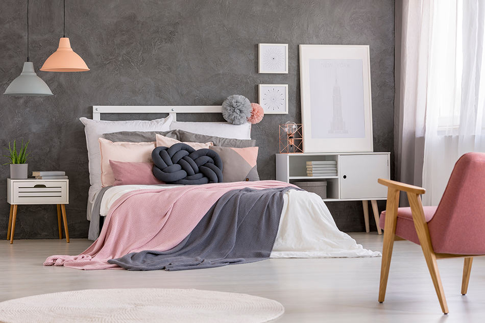 Add A Modern Twist with Grey and Pink