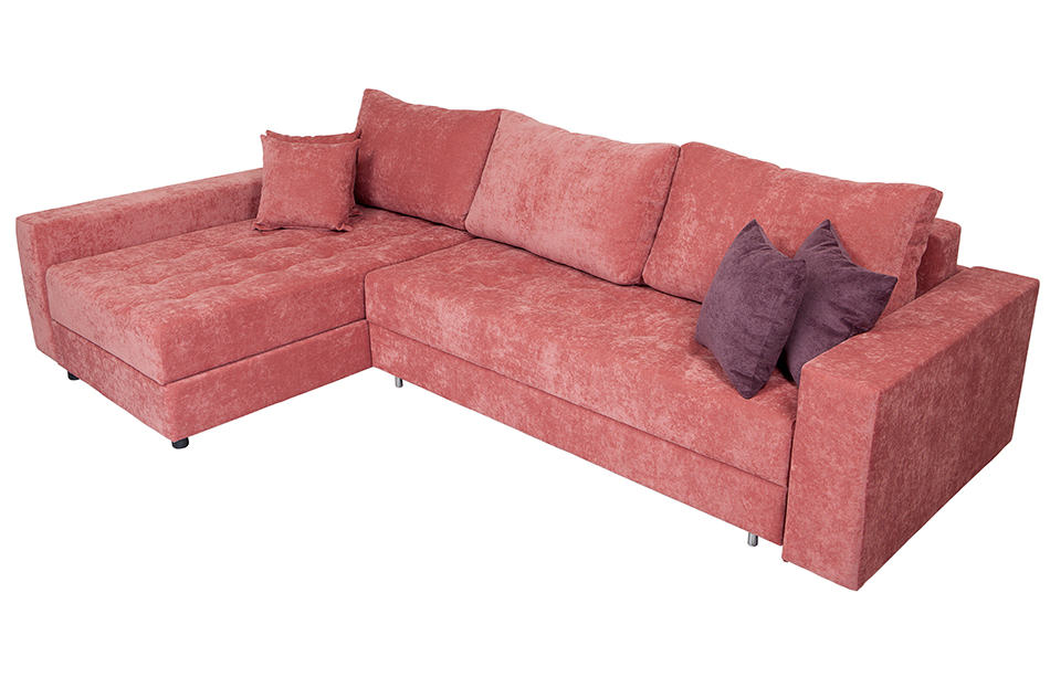 Bold Color Sectional to Draw the Eye