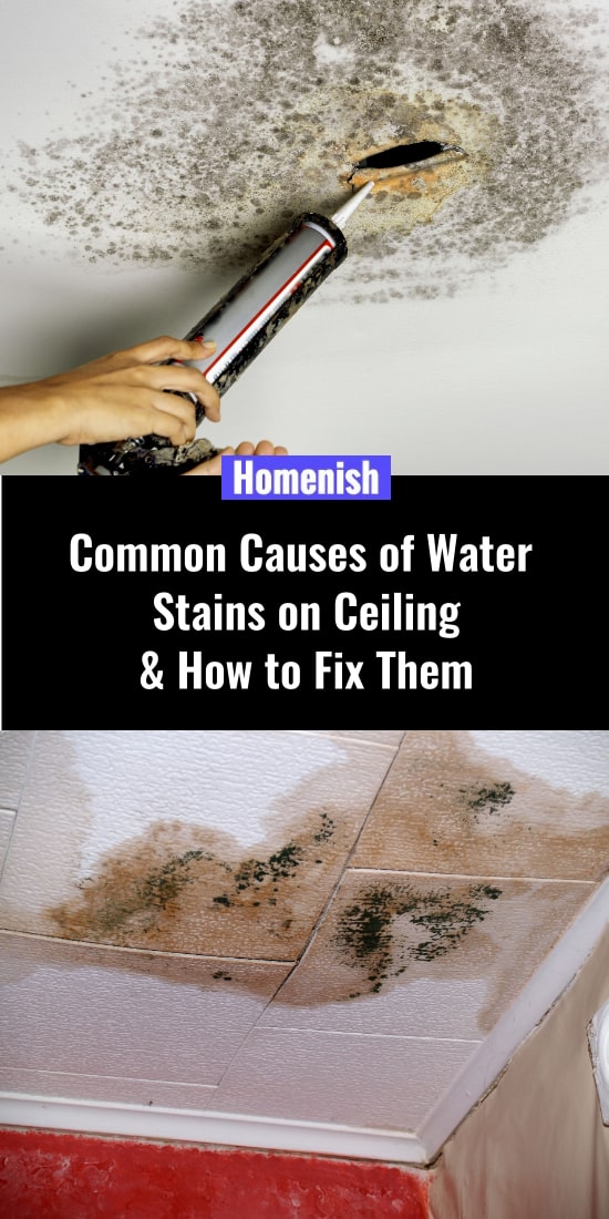 Common Causes of Water Stains on Ceiling & How to Fix Them