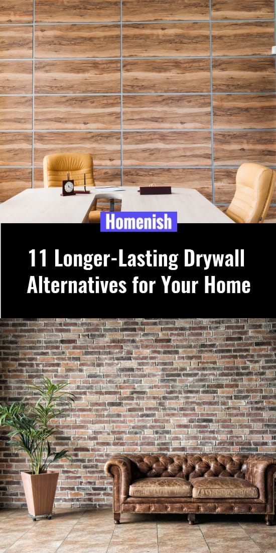 11 Longer-Lasting Drywall Alternatives for Your Home