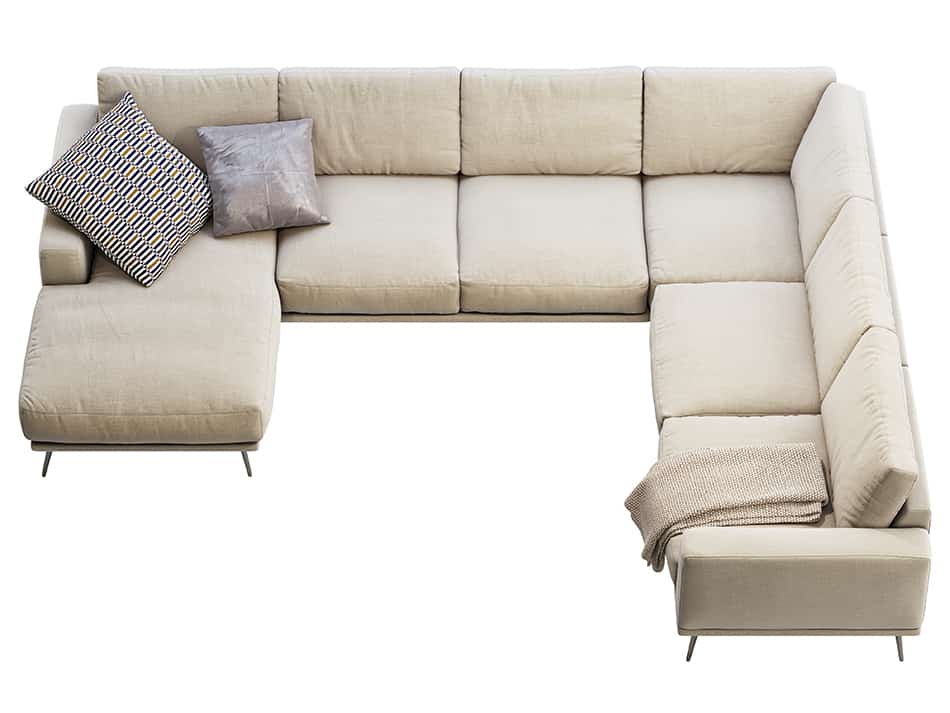 Guide To Standard Sofa Dimensions, L Shape Sofa Size Standard
