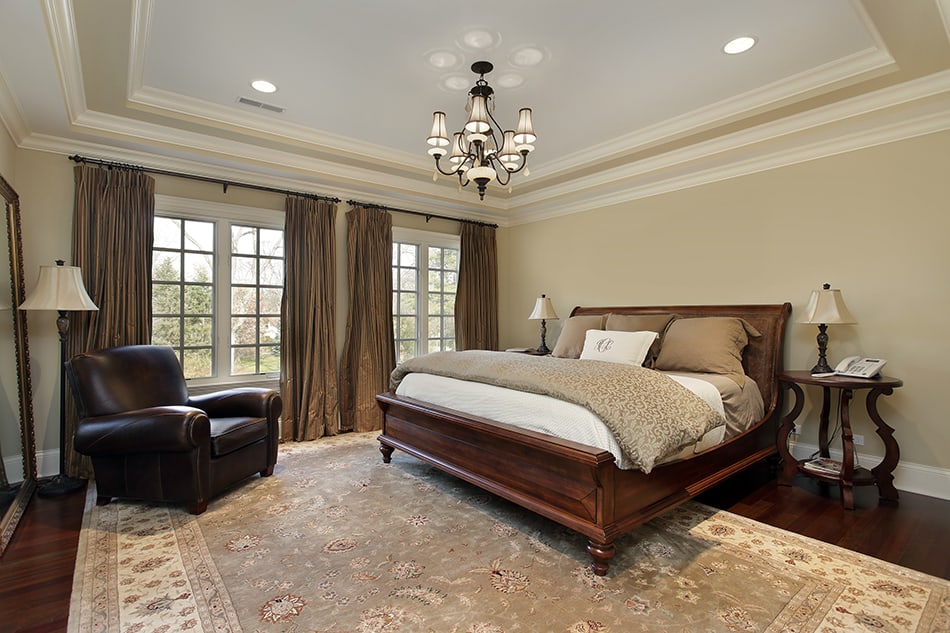 Large Master Bedroom Decorating