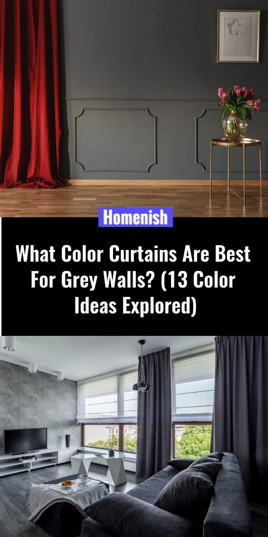  Qué Cortinas De Color Son Las Mejores Para Paredes Grises (Exploramos 13 Ideas De Colores)