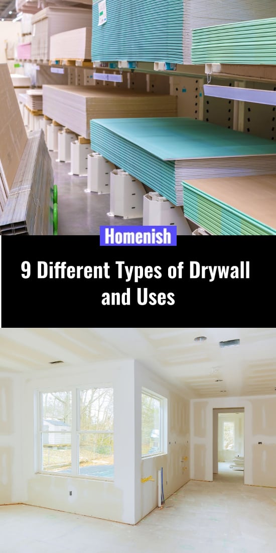 9 Different Types of Drywall and Uses