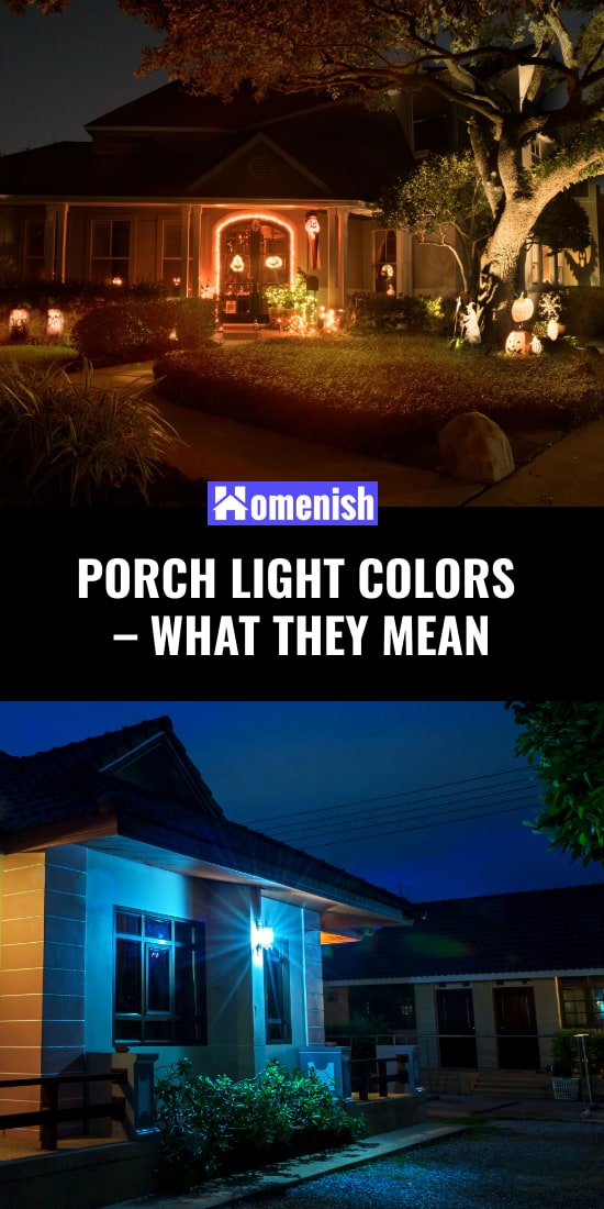 Porch Light Colors - What They Mean