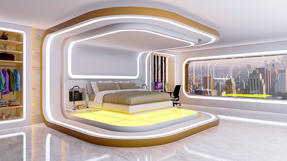 A Futuristic Bed