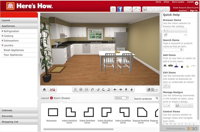 home hardware kitchen design software free