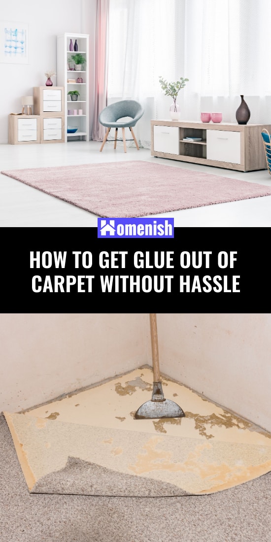 How to Get Glue Out of Carpet Without Hassle