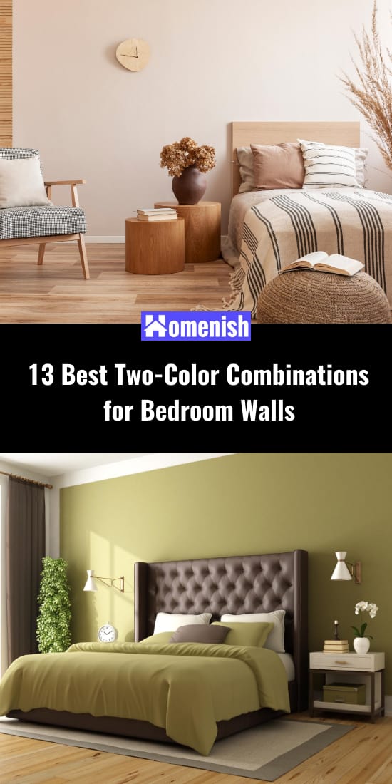 13 Best Two-Color Combinations for Bedroom Walls