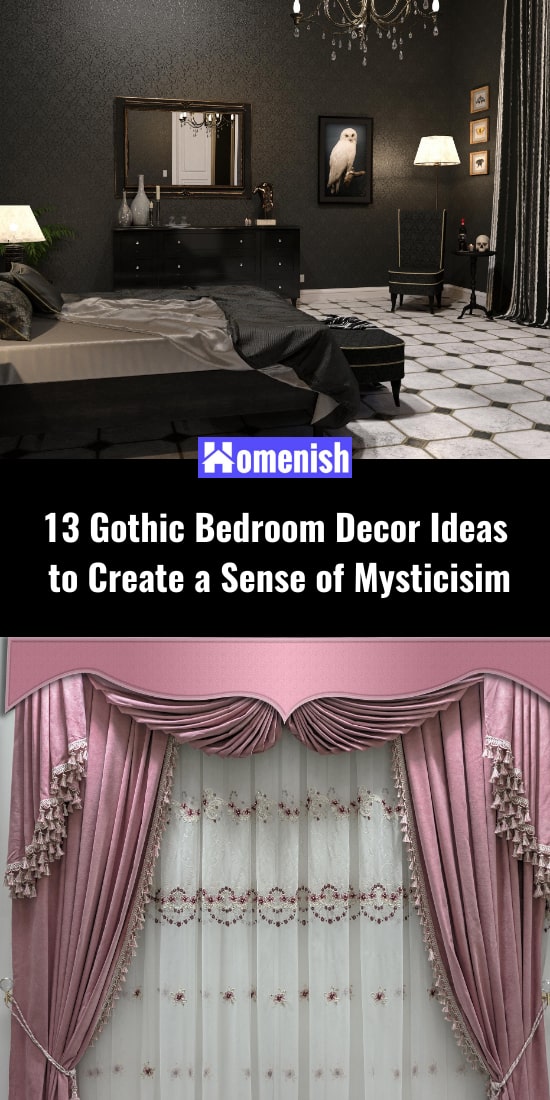 13 Gothic Bedroom Decor Ideas to Create a Sense of Mysticisim
