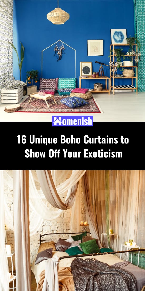 16 Unique Boho Curtains to Show Off Your Exoticism
